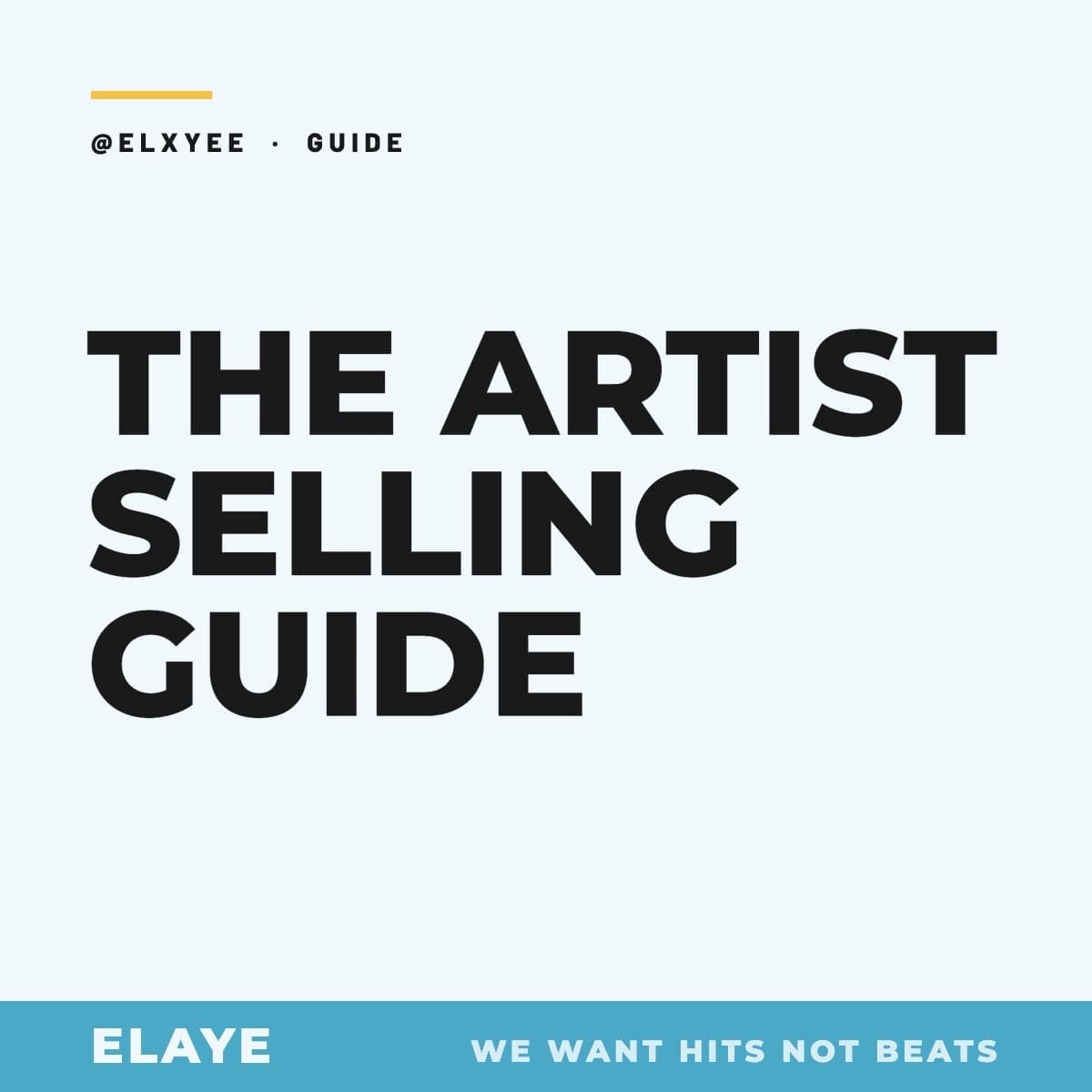 The Artist Selling Guide cover art