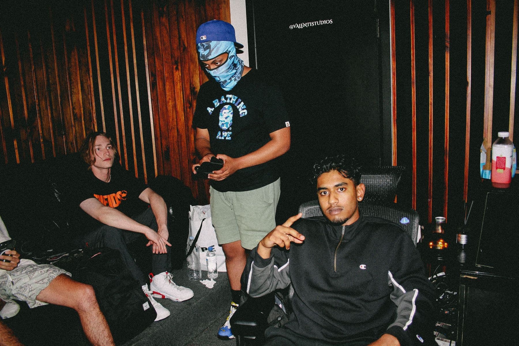 ELAYE in a studio session