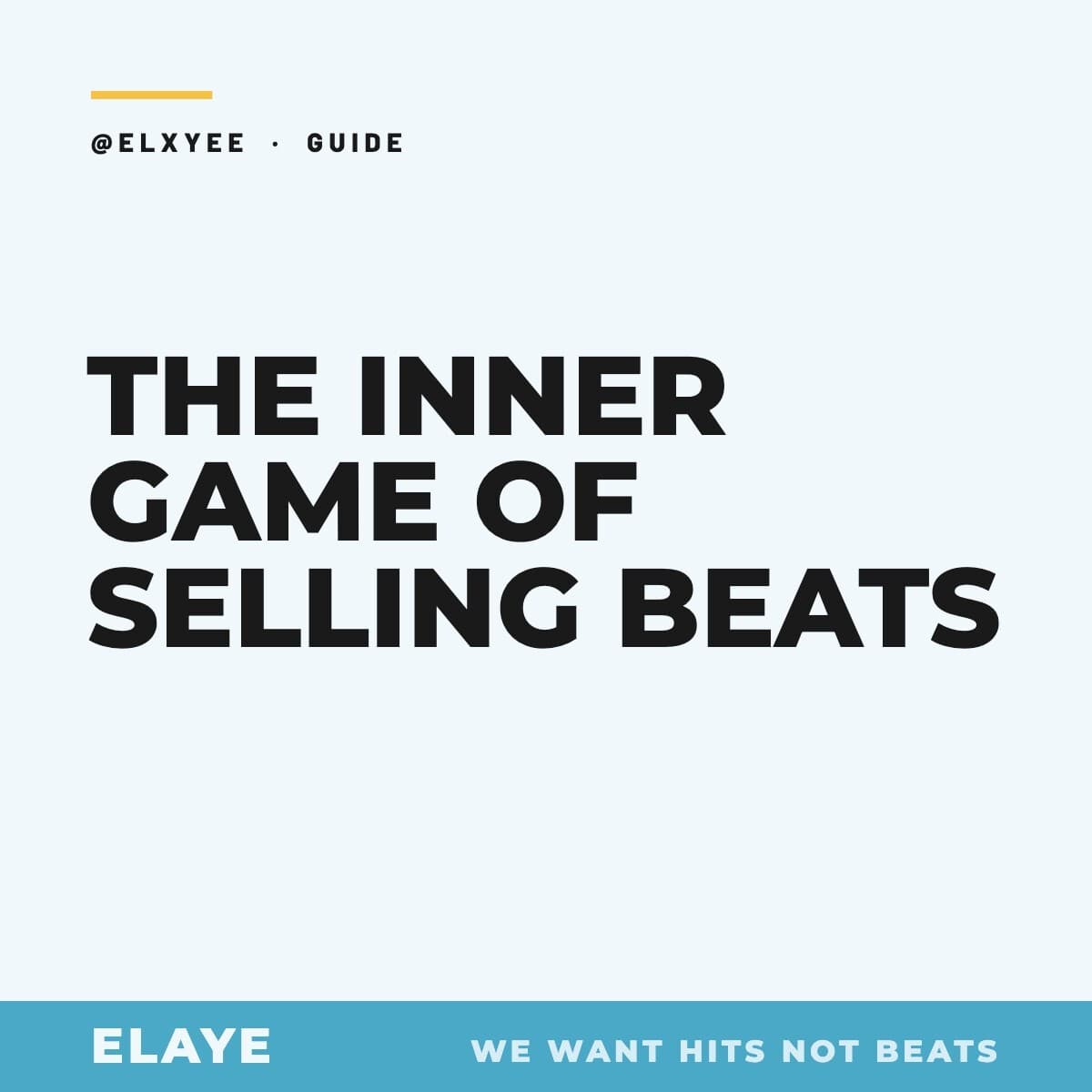 The Inner Game of Selling Beats cover art
