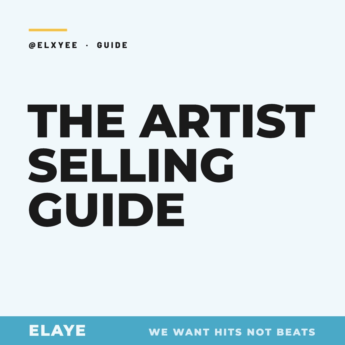 The Artist Selling Guide cover art