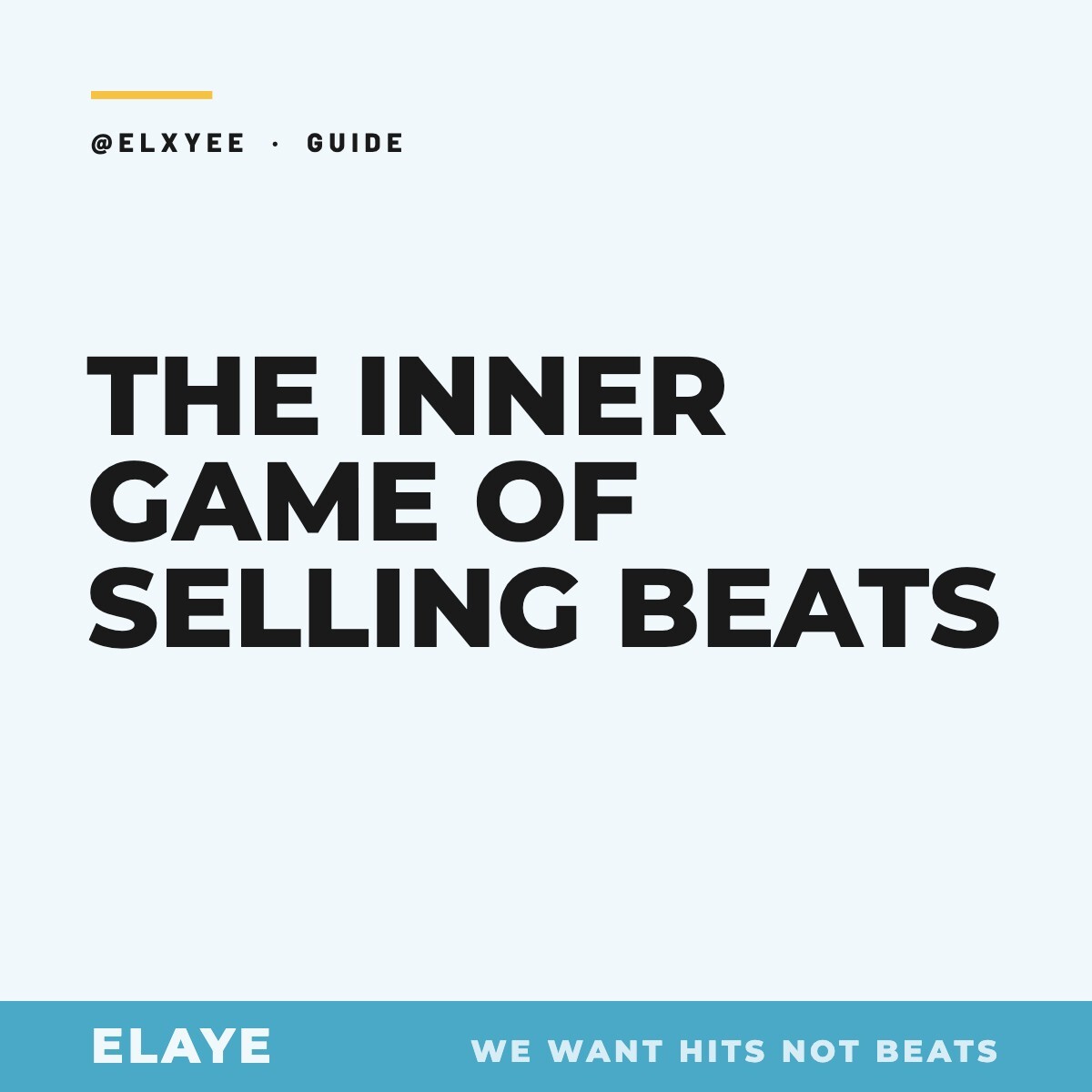 The Inner Game of Selling Beats cover art